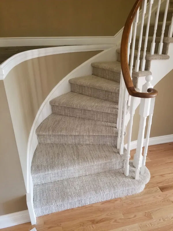 Carpeted Stairs - El Nino Flooring