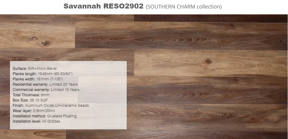 Southern Charm 8mm 9 Luxury Vinyl, How To Install Glueless Vinyl Plank Flooring