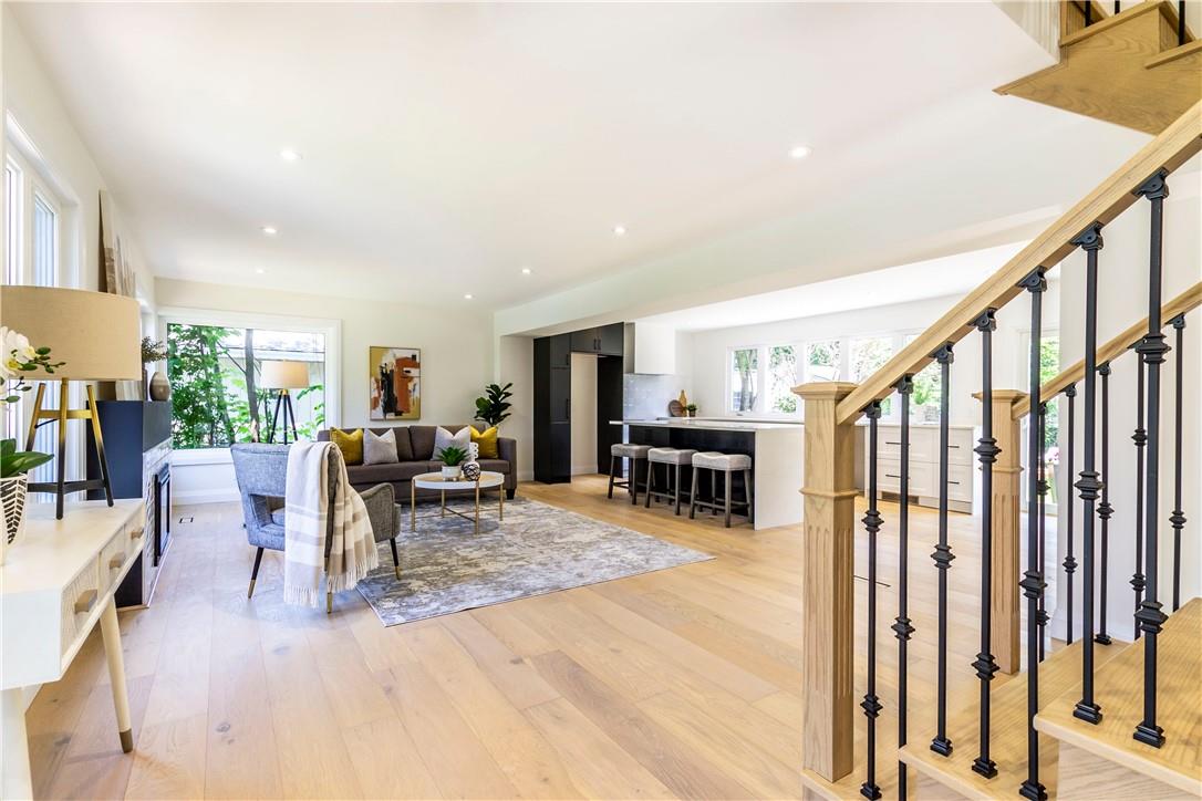 Engineered hardwood installed in a home's living room by El Nino Carpet and Flooring professionals